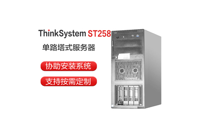 联想 ST258 E-2224/8GB DDR4/1T 塔式服务器