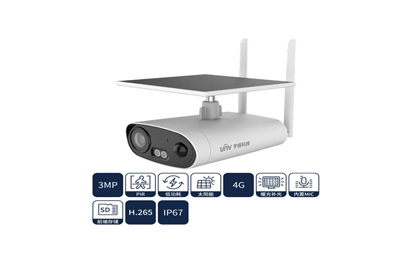 IPC2T3S-WH系列 3MP低功耗太阳能4G全彩筒型网络摄像机